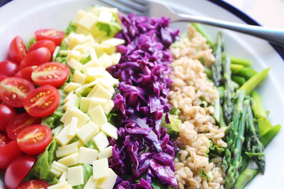 钱小珠做的营养齐全的【cobb salad】