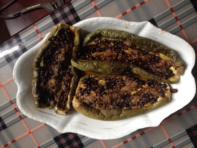 微波炉做出街头烧烤风的茄子