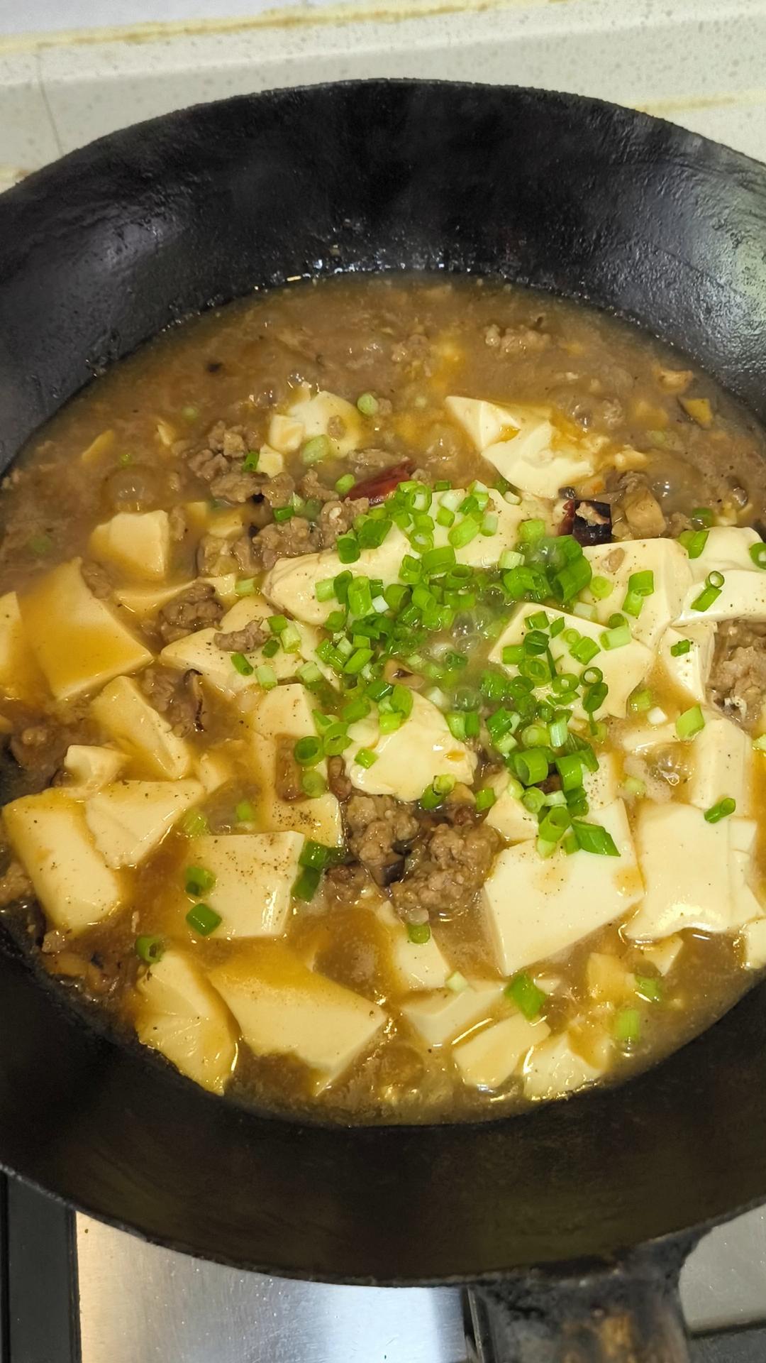肉末嫩豆腐｜嫩滑口感爽口！这道快手菜超级下饭！！（减脂少油版）