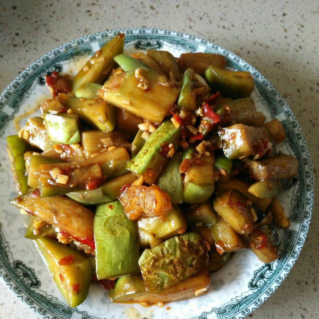 香辣蚝油茄子（快手菜）