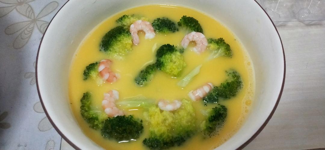 虾仁西蓝花蒸蛋（超级适合宝宝）