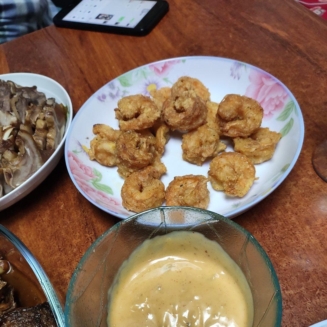 柏悦平替版芥末虾球