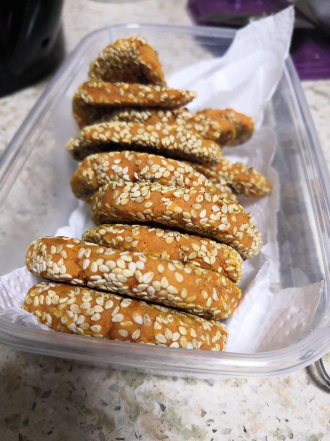 平底锅紫薯饼