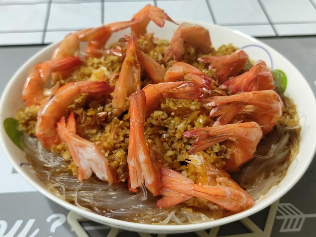 蒜蓉粉丝蒸虾