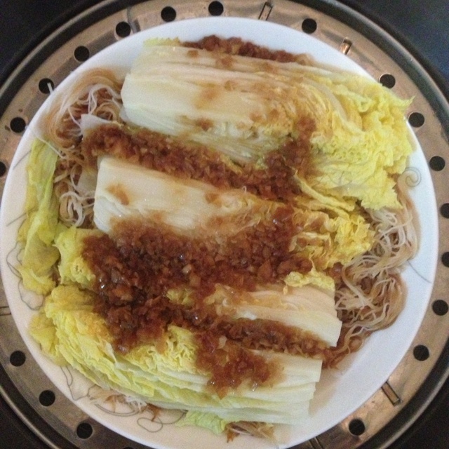 蒜蓉粉丝蒸娃娃菜