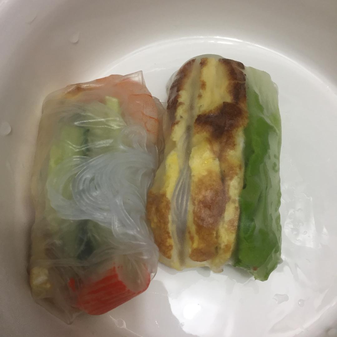 【食材包操作说明】蟹足棒什锦越南春卷