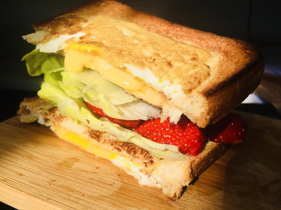 一片面包的三明治