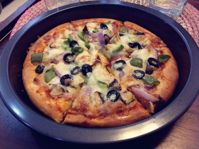 金枪鱼火腿pizza