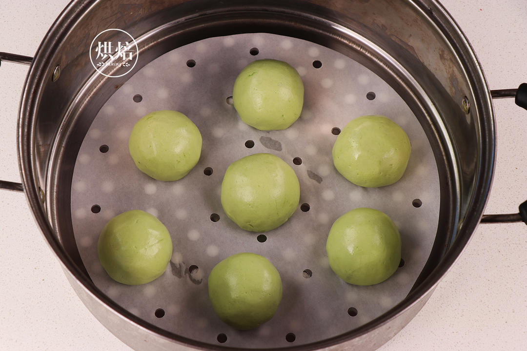 清明网绿榴莲青团 冰激凌口感超过瘾!的做法 步骤17