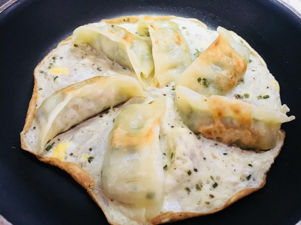 懒人快手抱蛋煎饺