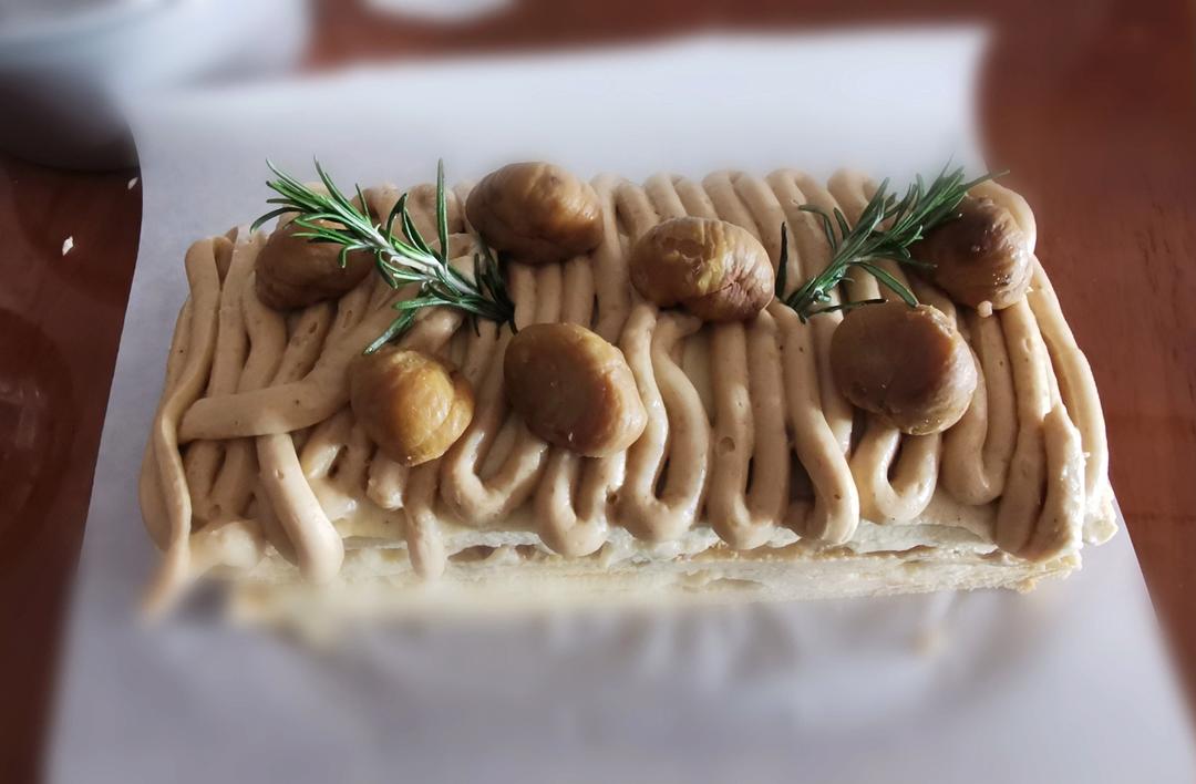 伯爵红茶栗子奶油蛋糕