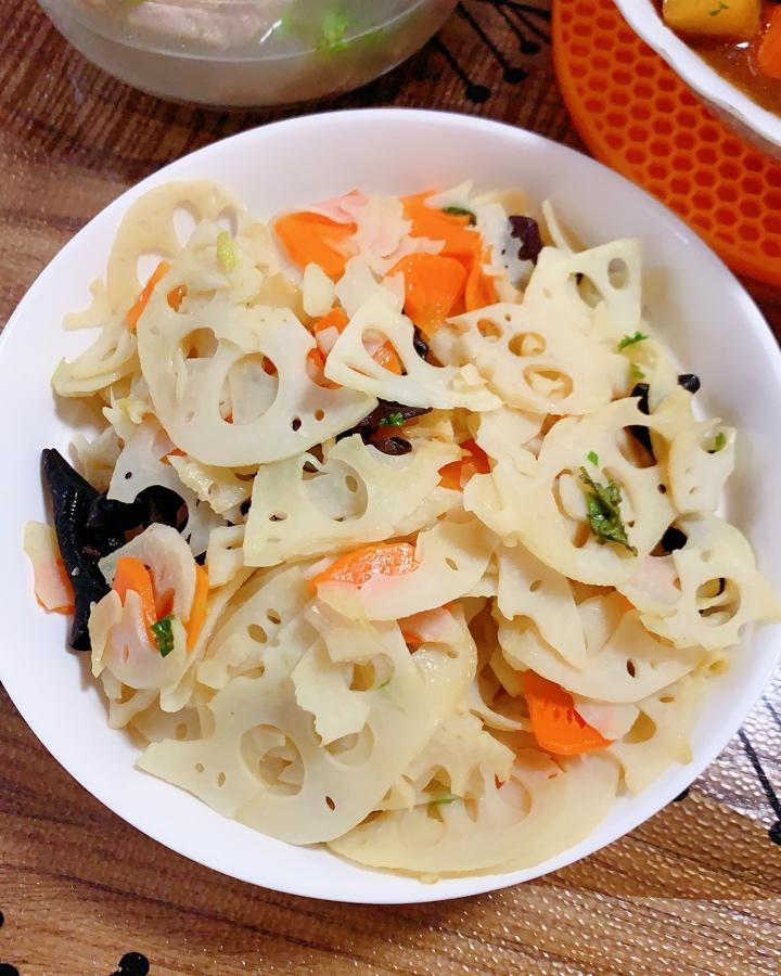 家常素食清炒莲藕片