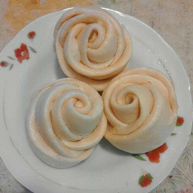 玫瑰花馒头