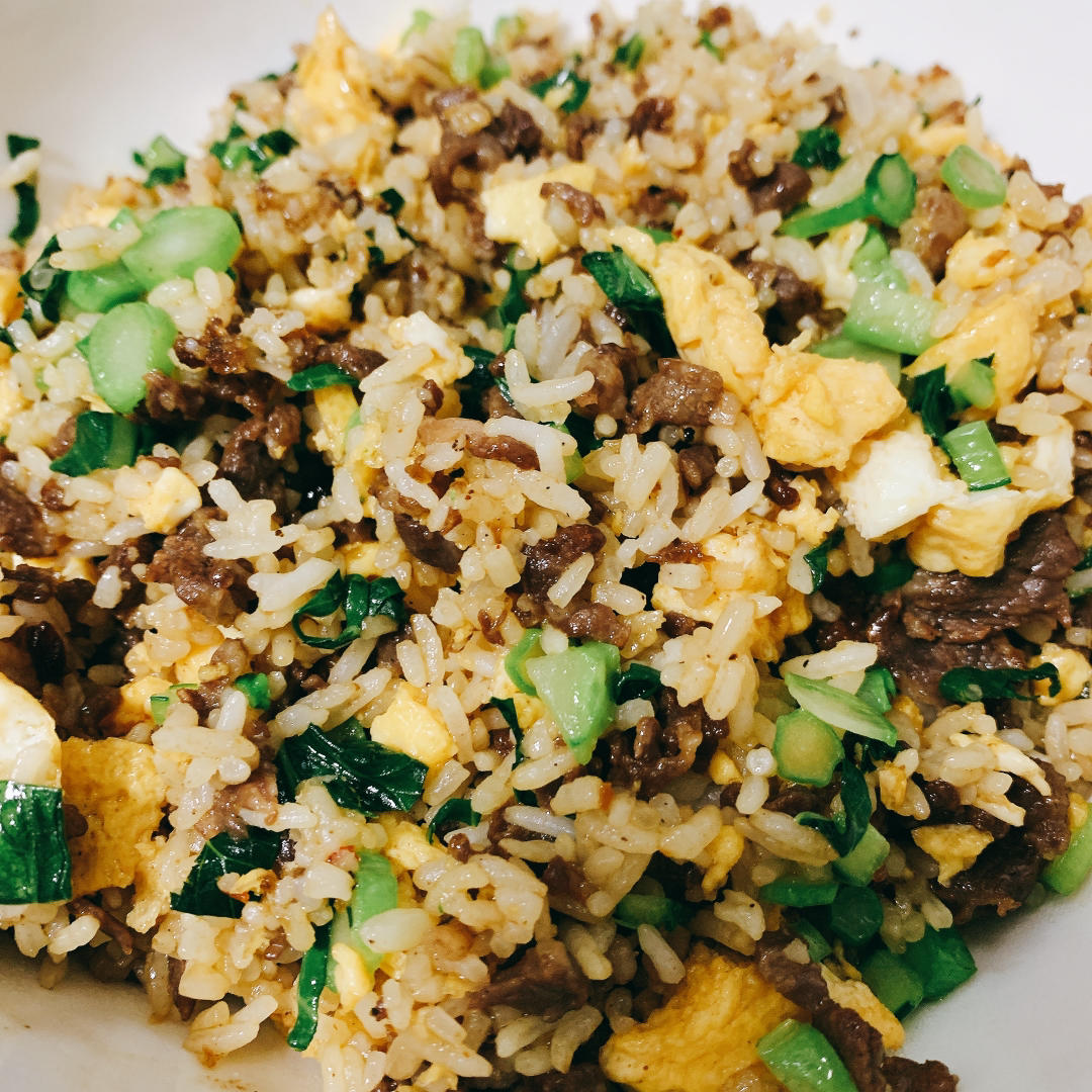 生炒牛肉饭