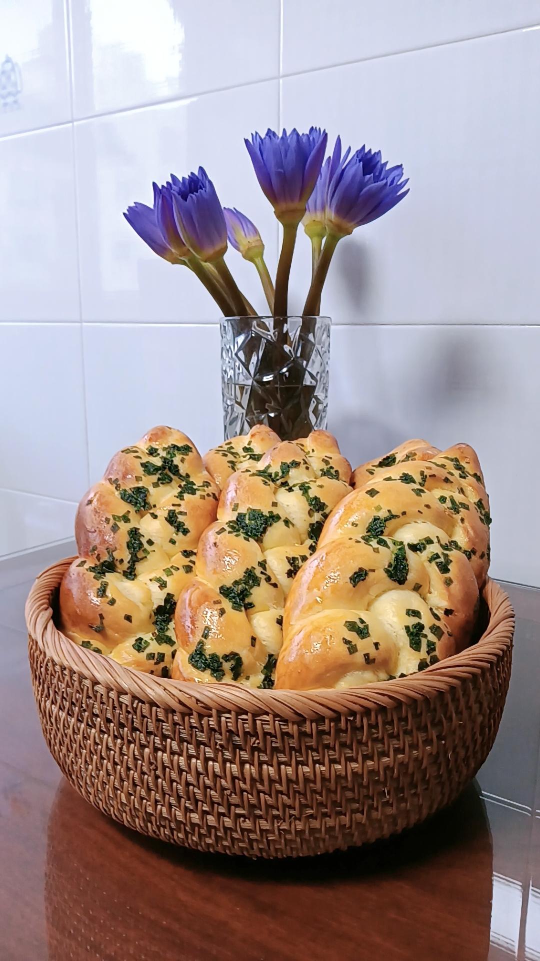 香葱肉松面包（烫种法）