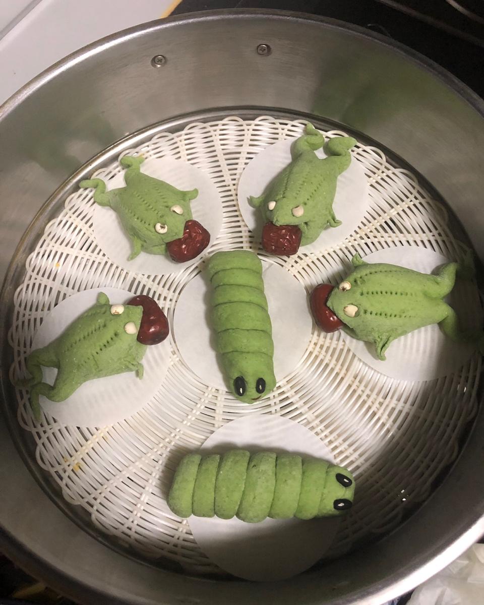 小青蛙馒头的做法