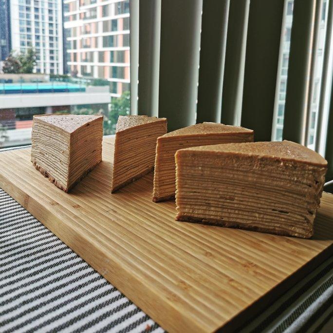 4种口味千层蛋糕