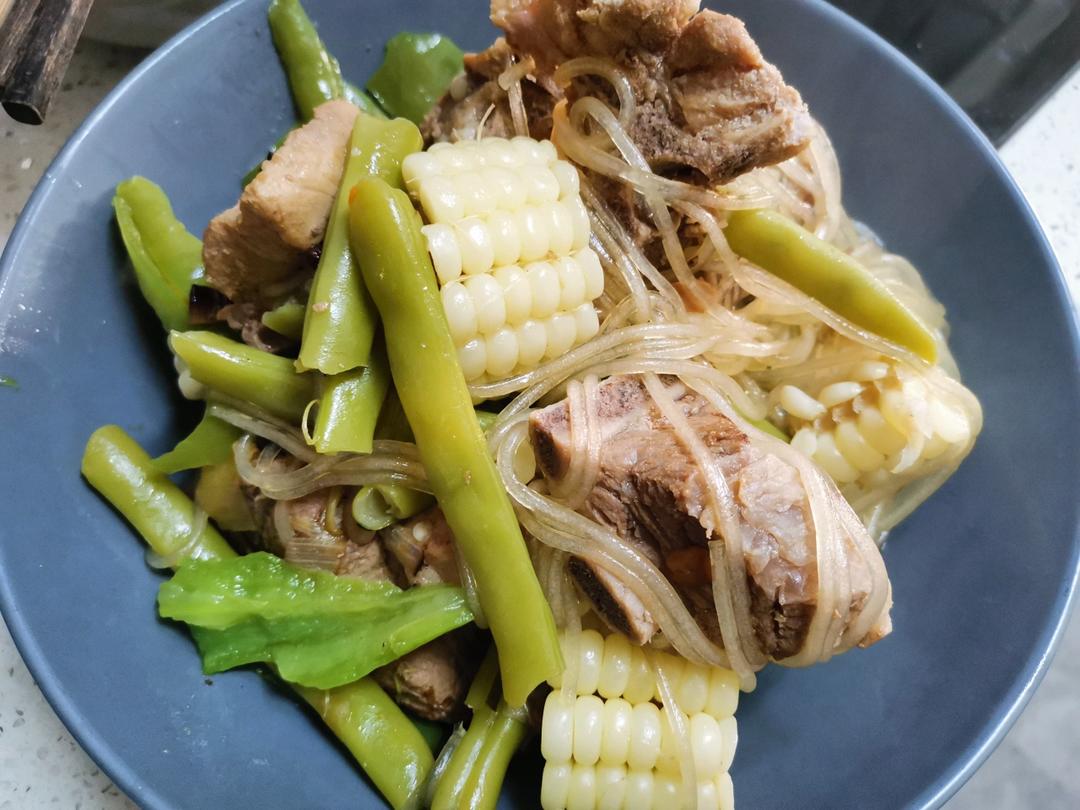 东北乱炖 排骨炖豆角