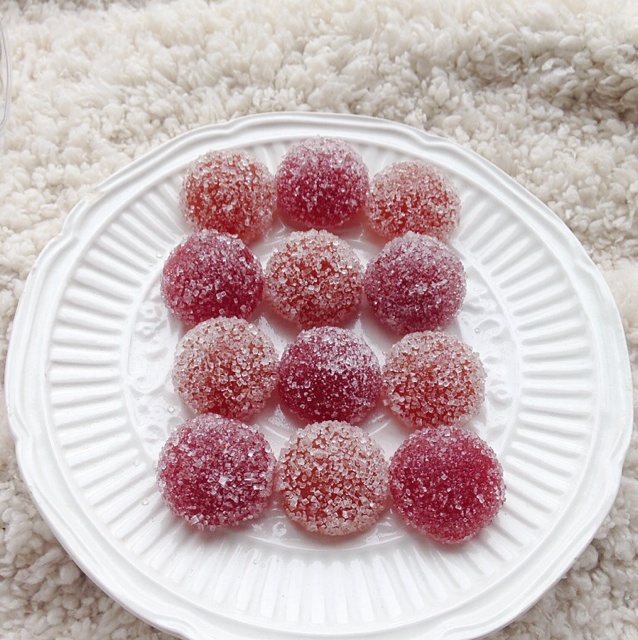 暖暖暖的厨房做的法式水果软糖