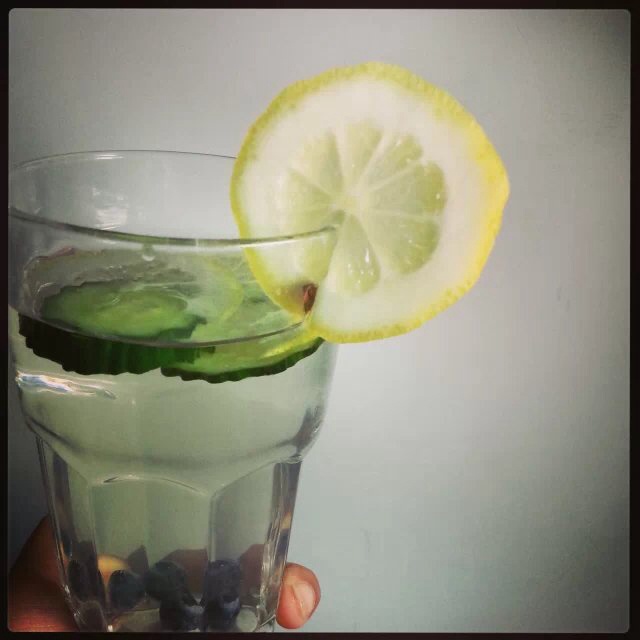 黄瓜柠檬水