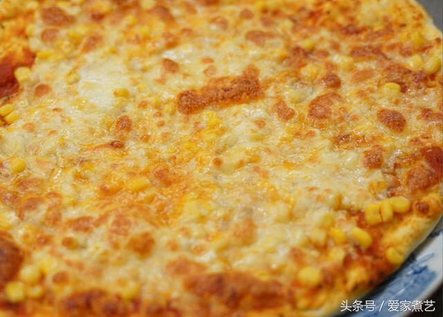 香浓玉米培根披萨