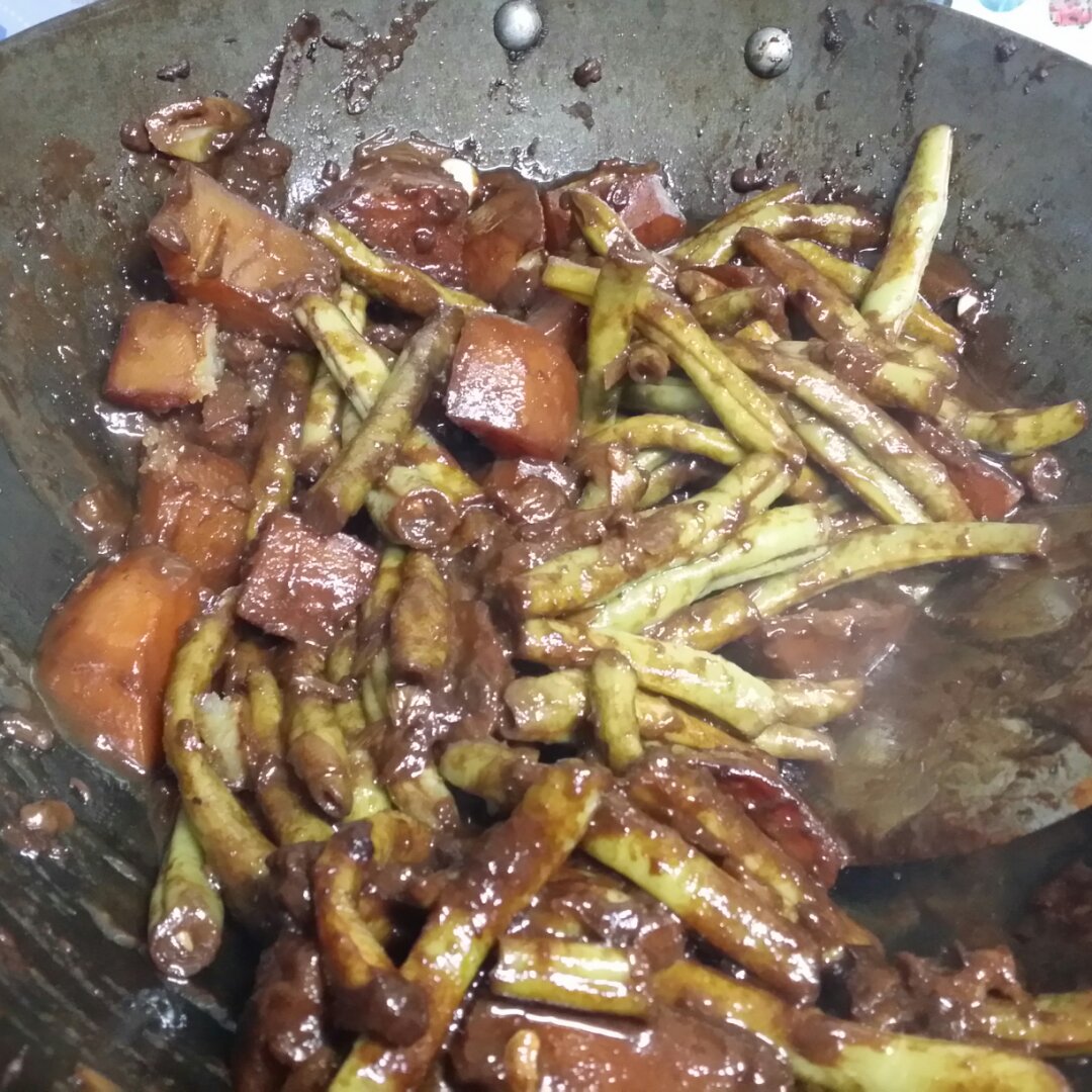 土豆炖豆角