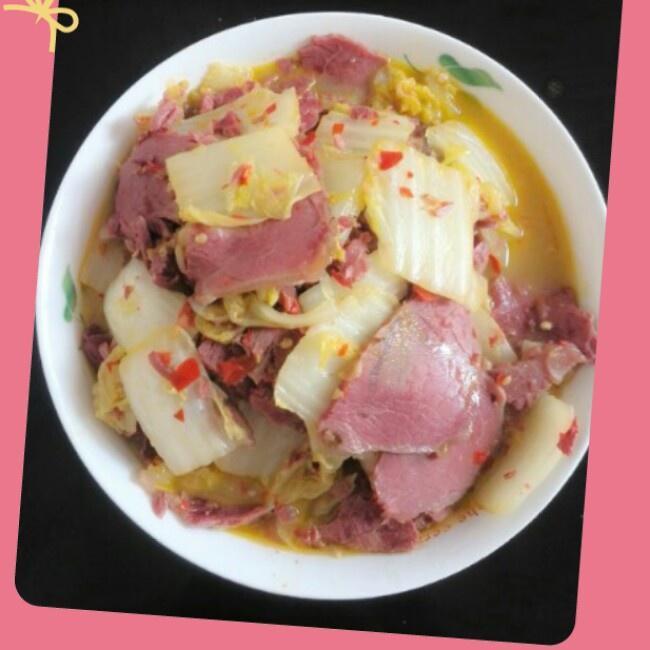 牛肉烧白菜的做法