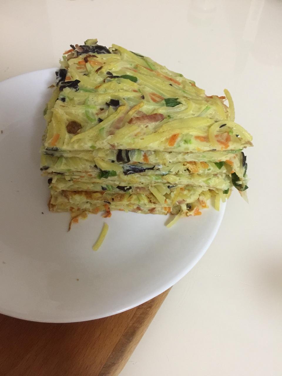 随心所欲土豆丝饼