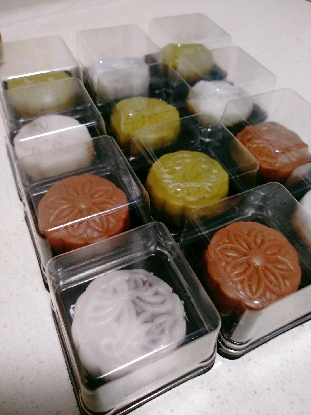 彩虹🌈冰皮月饼 （预拌粉