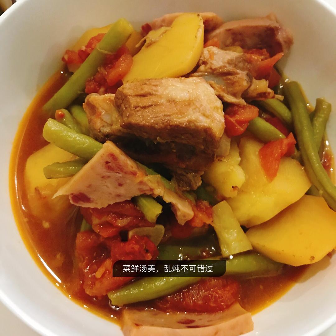 午餐肉版东北乱炖的做法