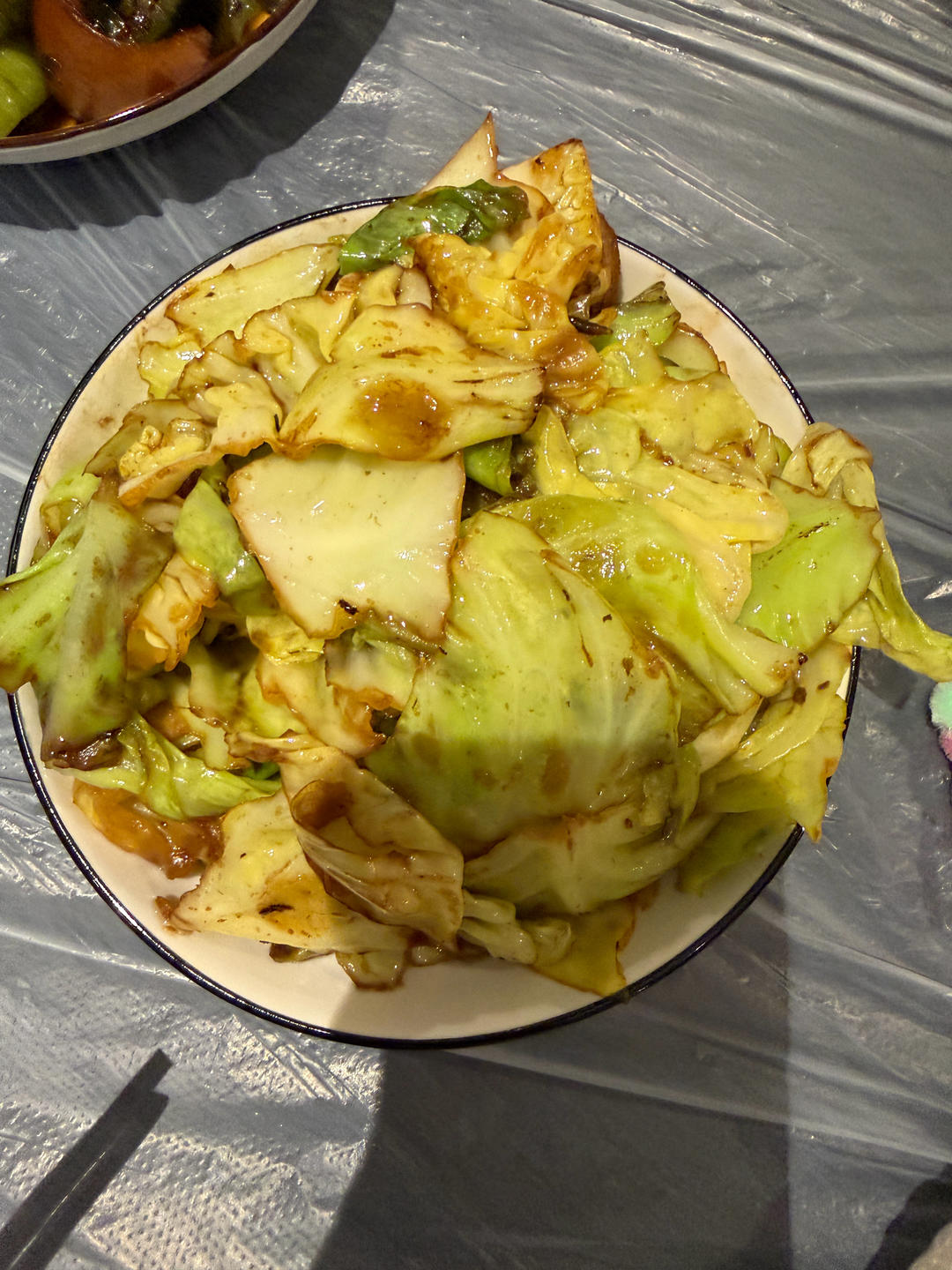 下饭菜：炒包菜