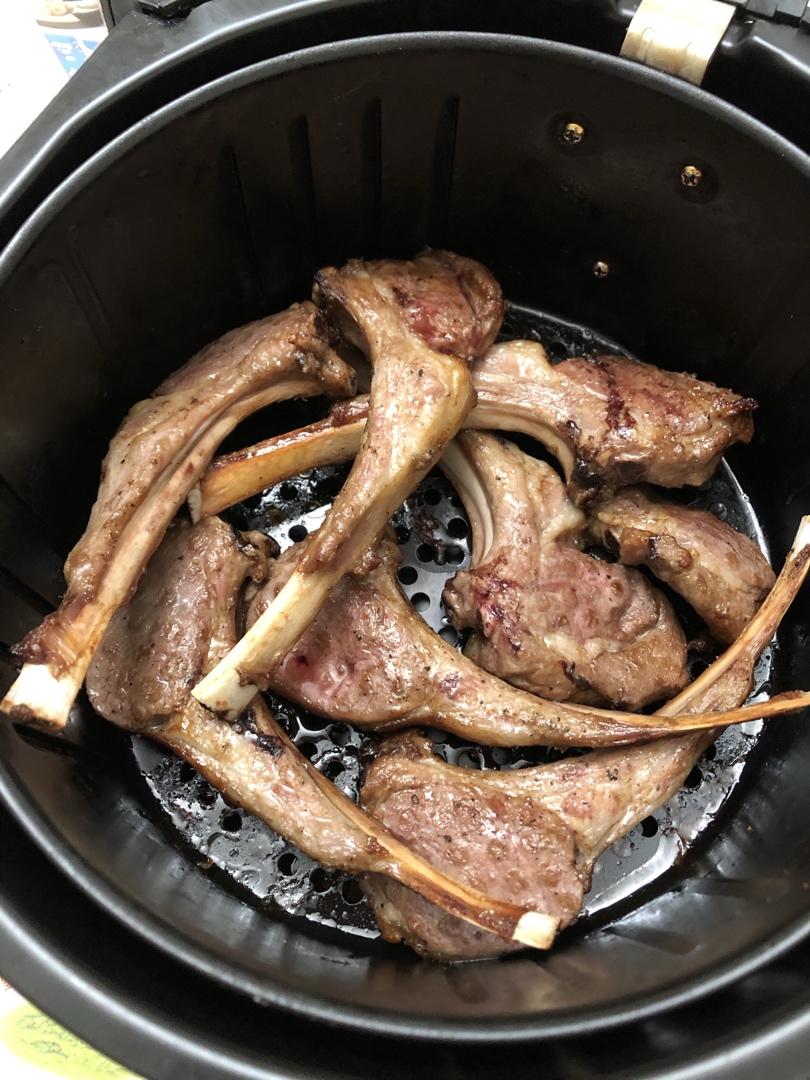 超简单 空气炸锅烤羊排