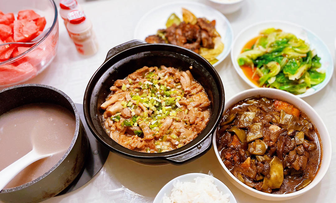 家里的午餐味道