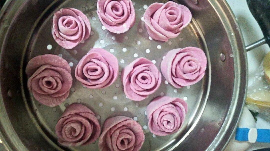 玫瑰花馒头