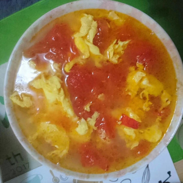 好喝到爆的西红柿鸡蛋汤