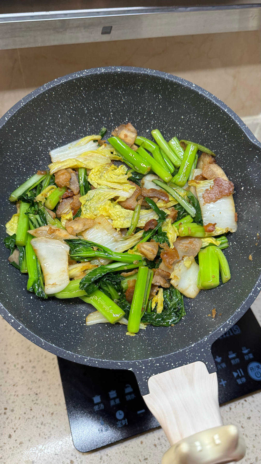 菜心炒腊肉