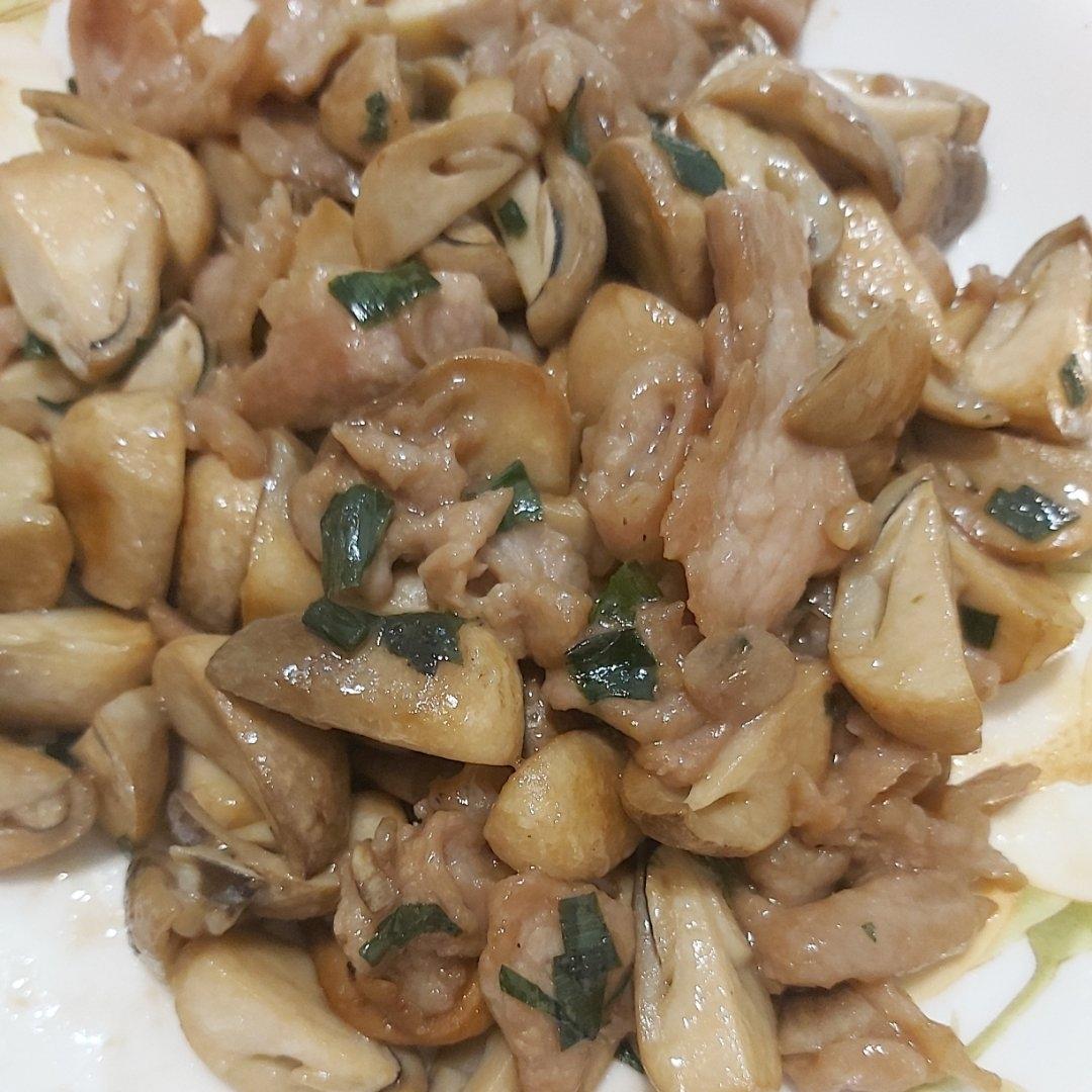 香菇炒肉片