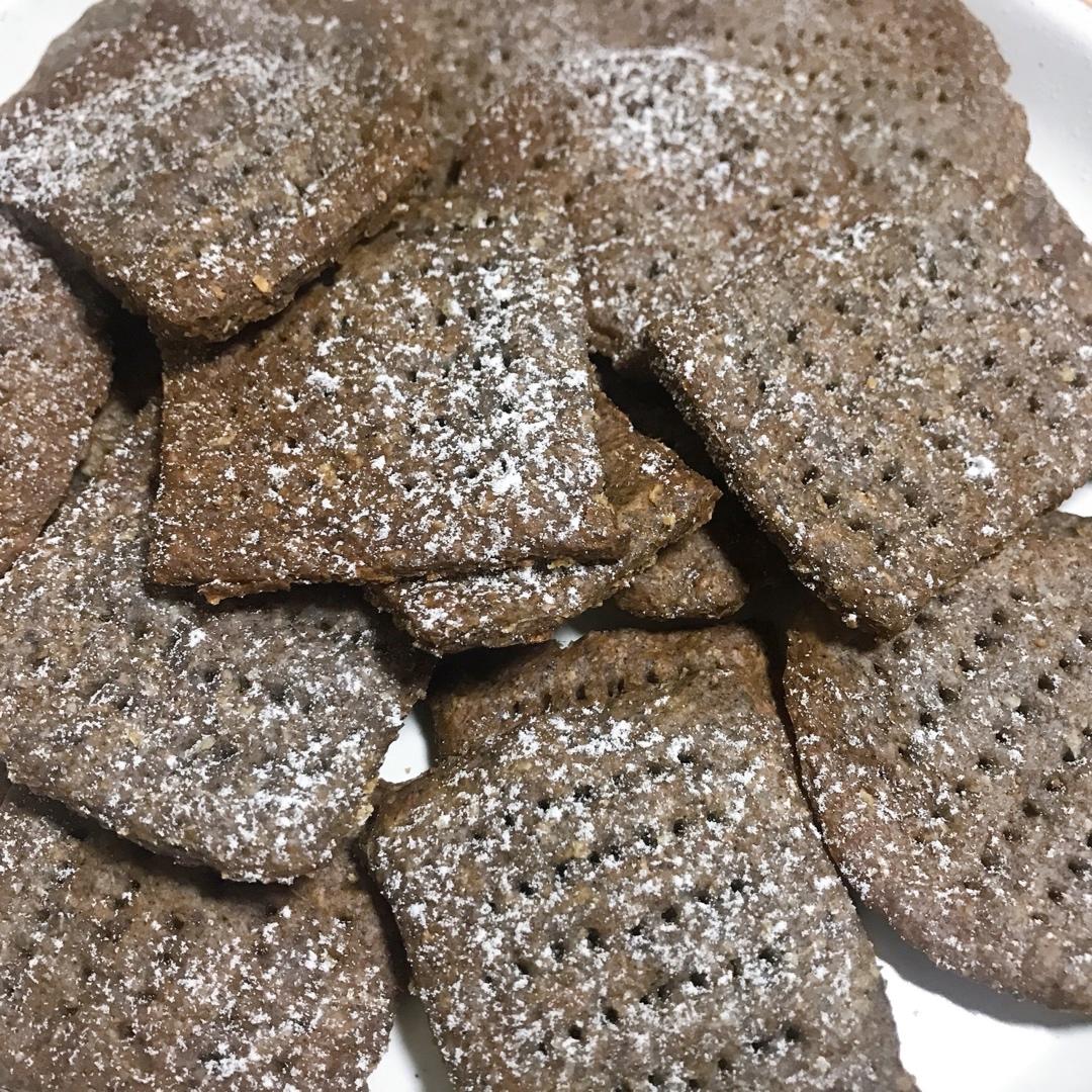 健身厨男：海苔全麦苏打饼