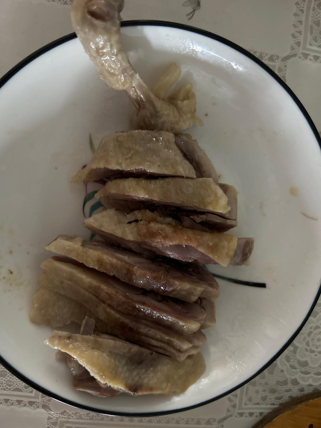 首次成功的盐水鸭腿