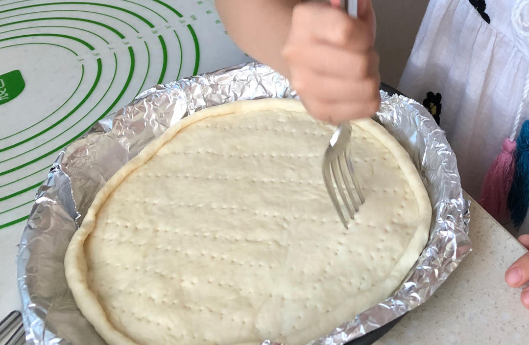 超简单的披萨饼皮🍕