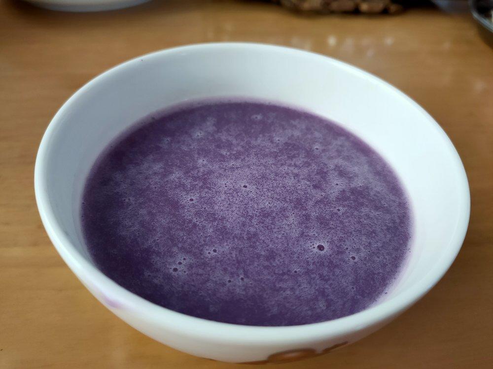 紫薯淮山汁