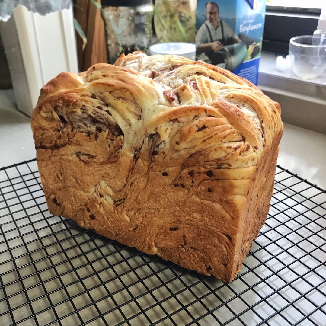 豆沙大理石吐司