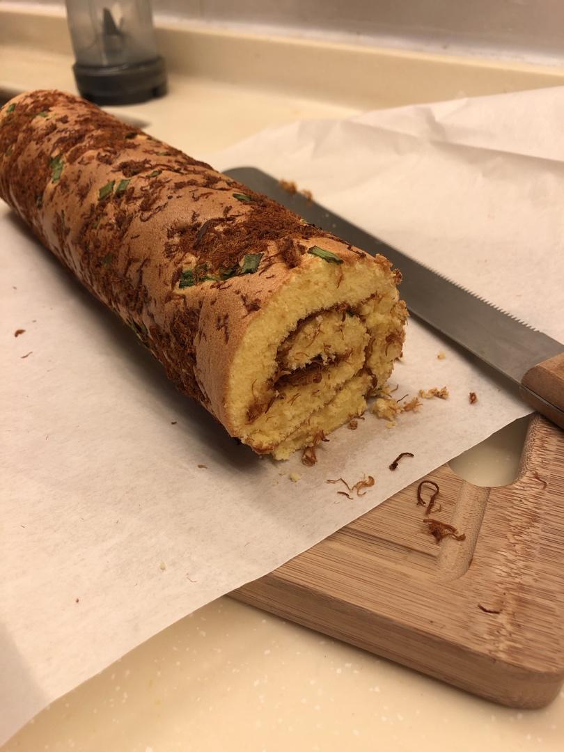 怎么卷都不裂的肉松蛋糕卷