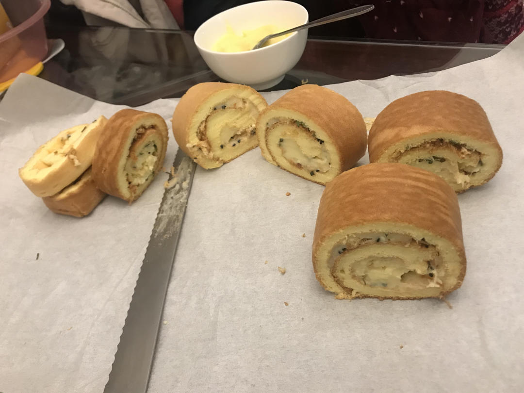 蛋糕卷各种失败案例