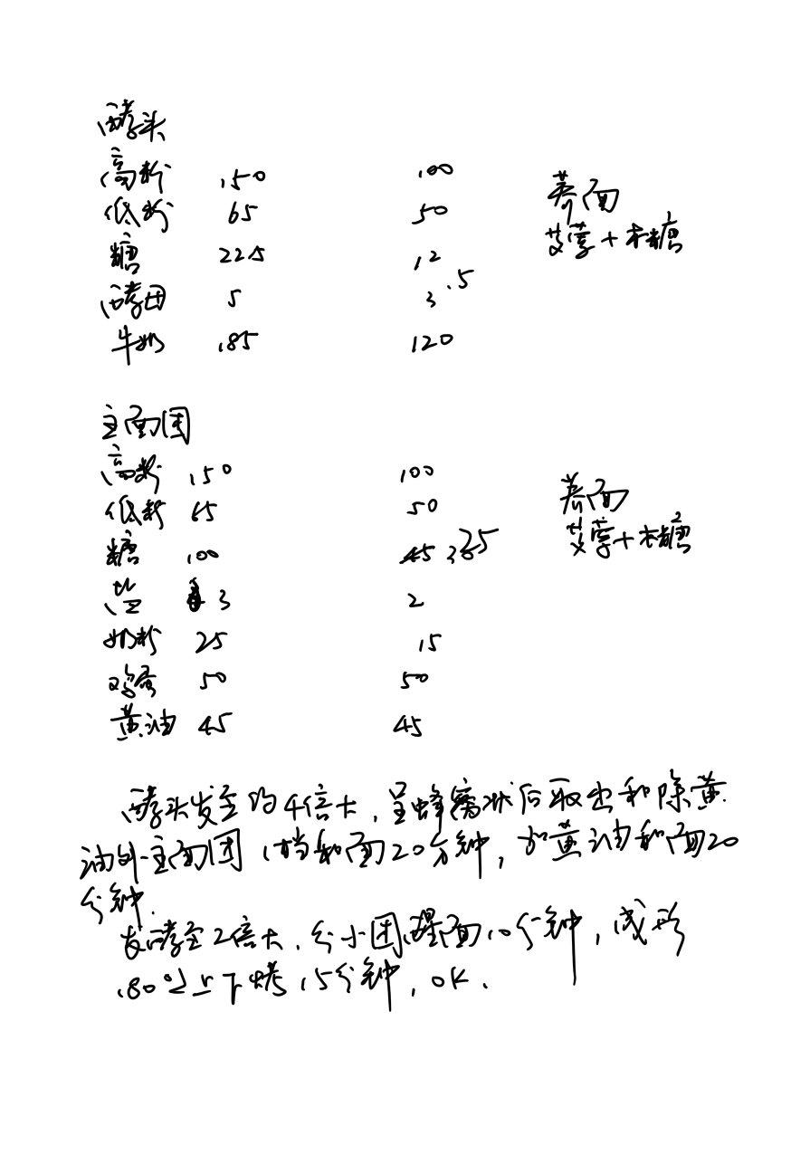 无糖老式圆面包