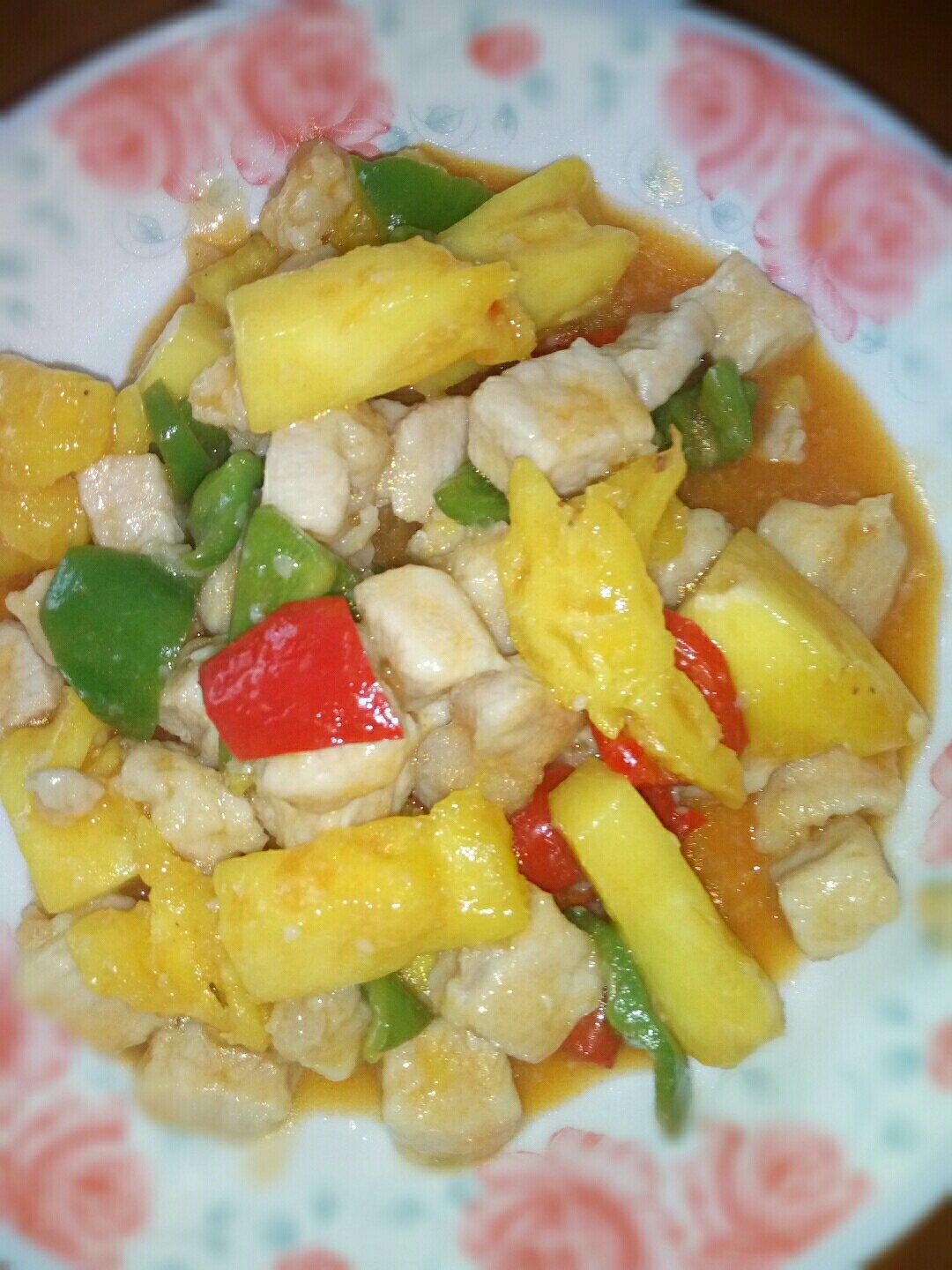 小西红柿番茄做的菠萝古老肉