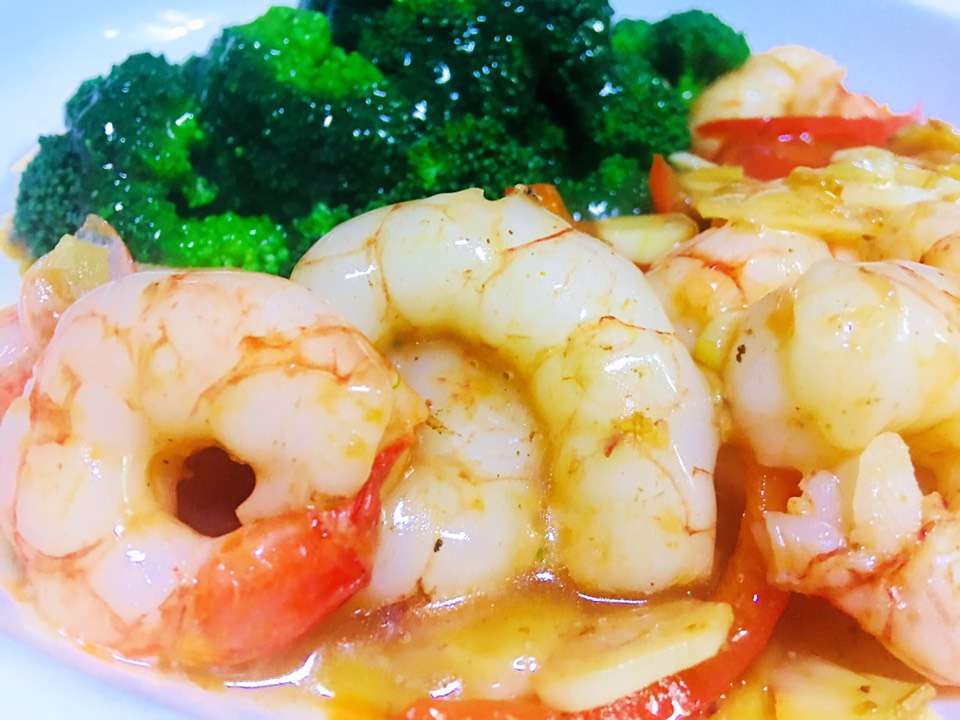 西兰花炒虾仁
