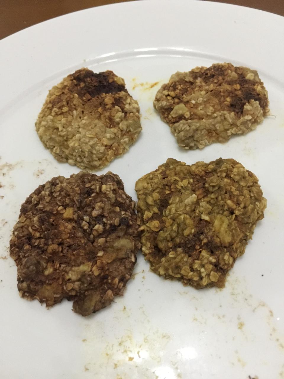 香蕉红糖燕麦饼