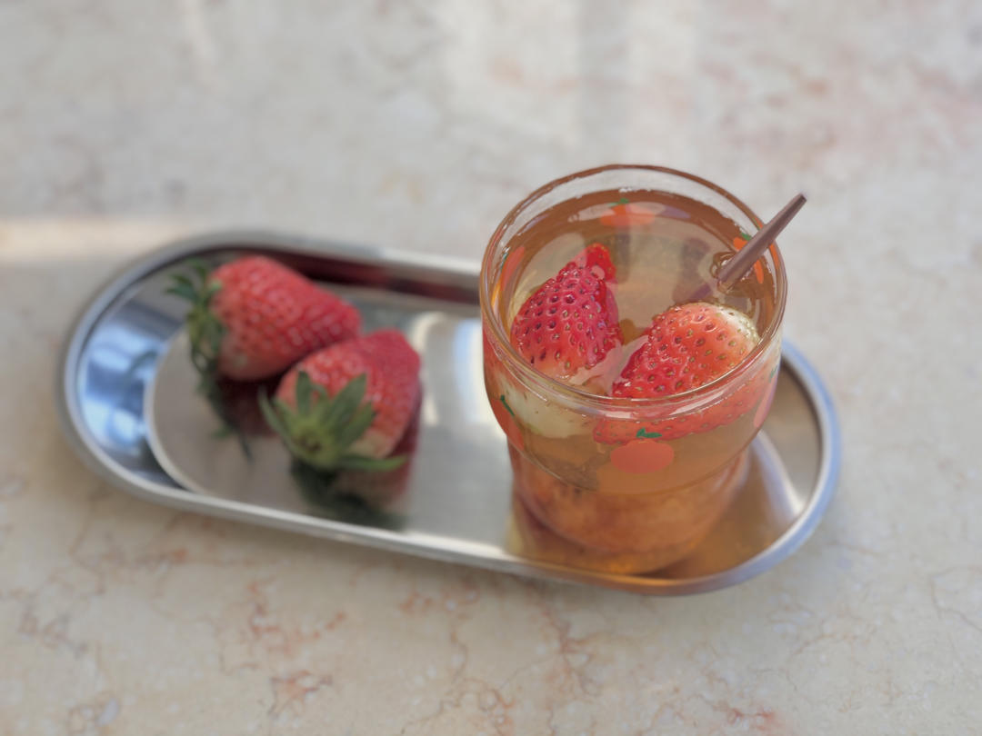 草莓茉莉花茶🍓