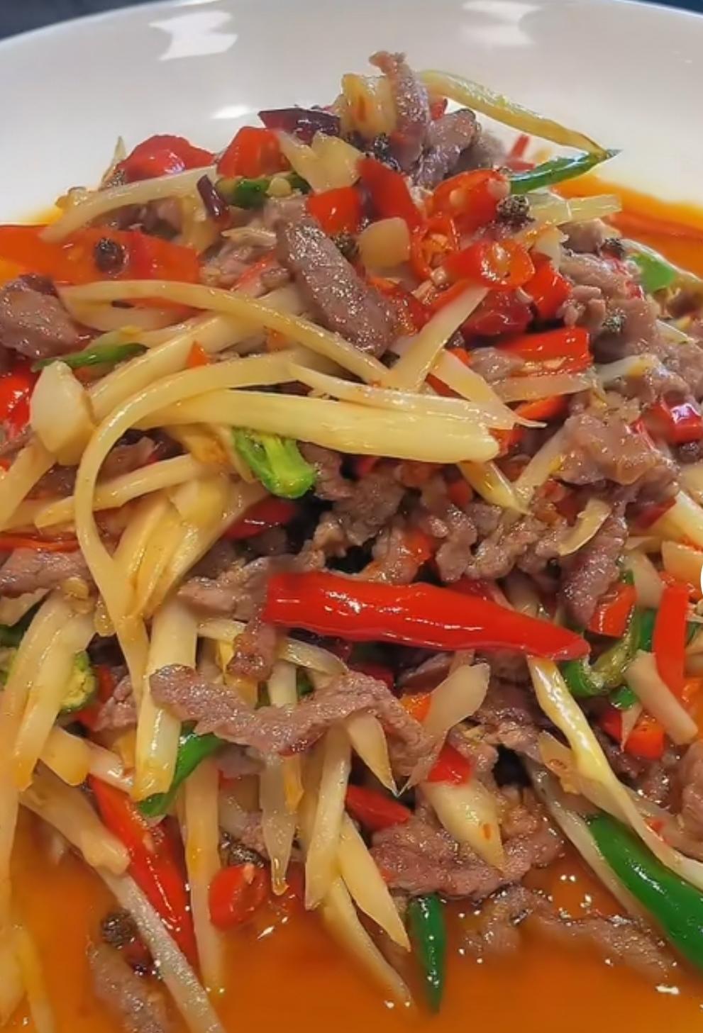 仔姜牛肉丝（牛肉）